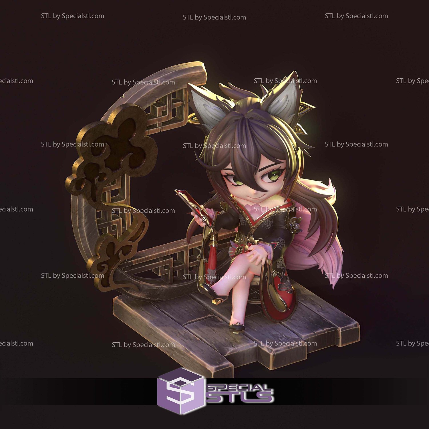 Tingyun Chibi Honkai Star Rail 3D Printer Files STL Model — view 5