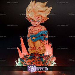 Goku Namek SSJ Chibi 3D Printer Files STL Model