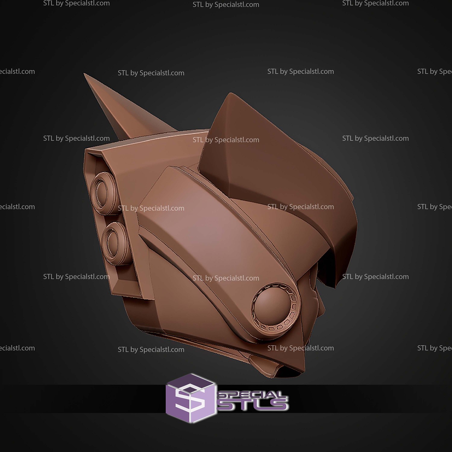 Cosplay STL Files Megaman X Glide Helmet 3D Model — view 2