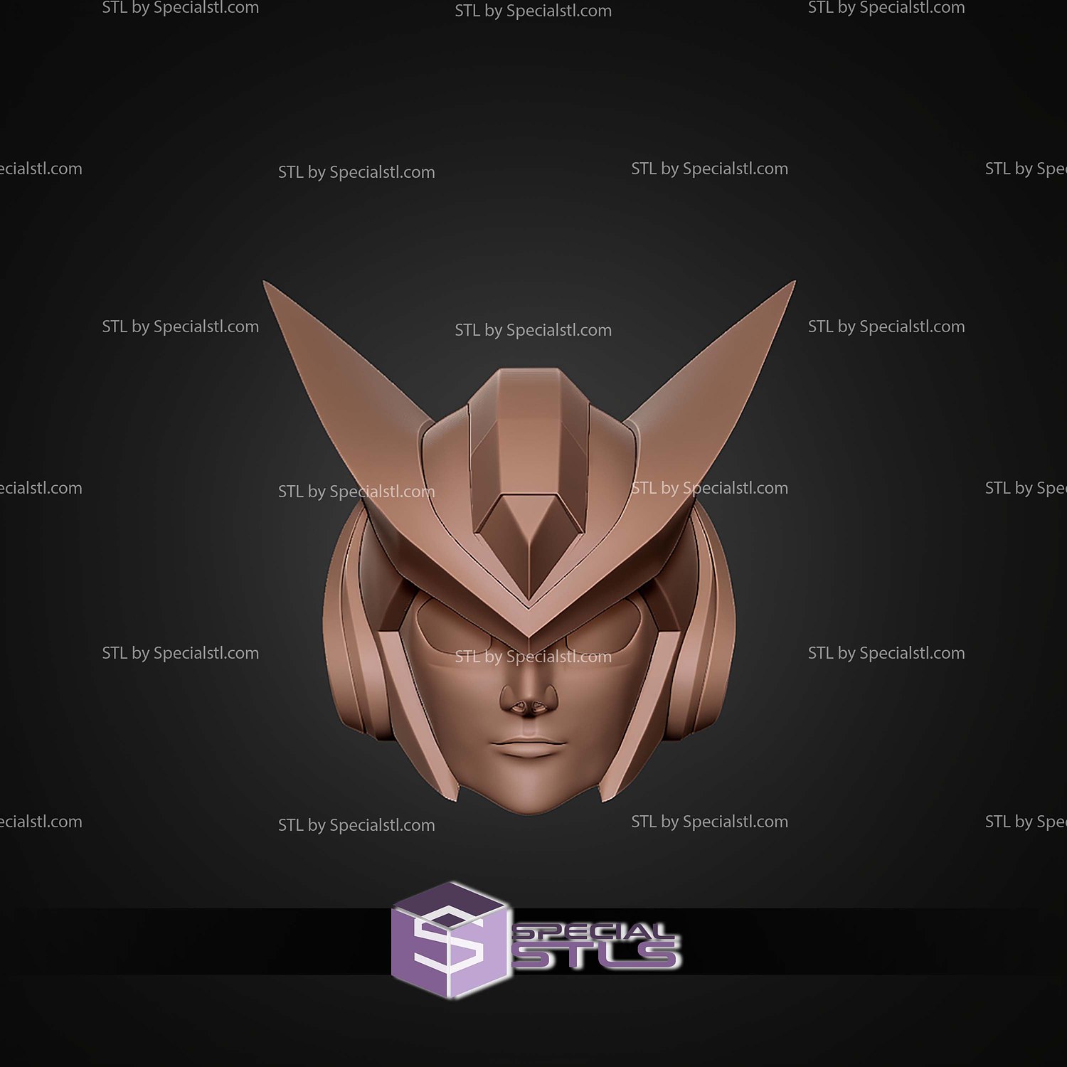 Cosplay STL Files Megaman X Glide Helmet 3D Model — view 5