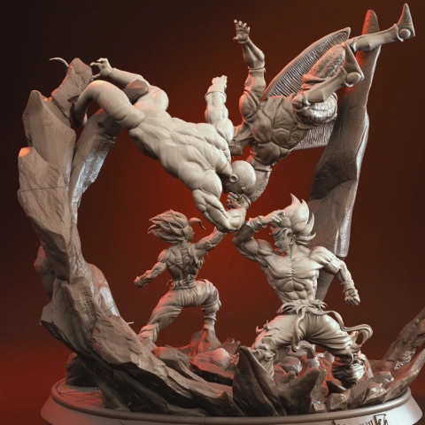 Like Father Like Son Diorama 3D Printer Files | Assembly STL Model