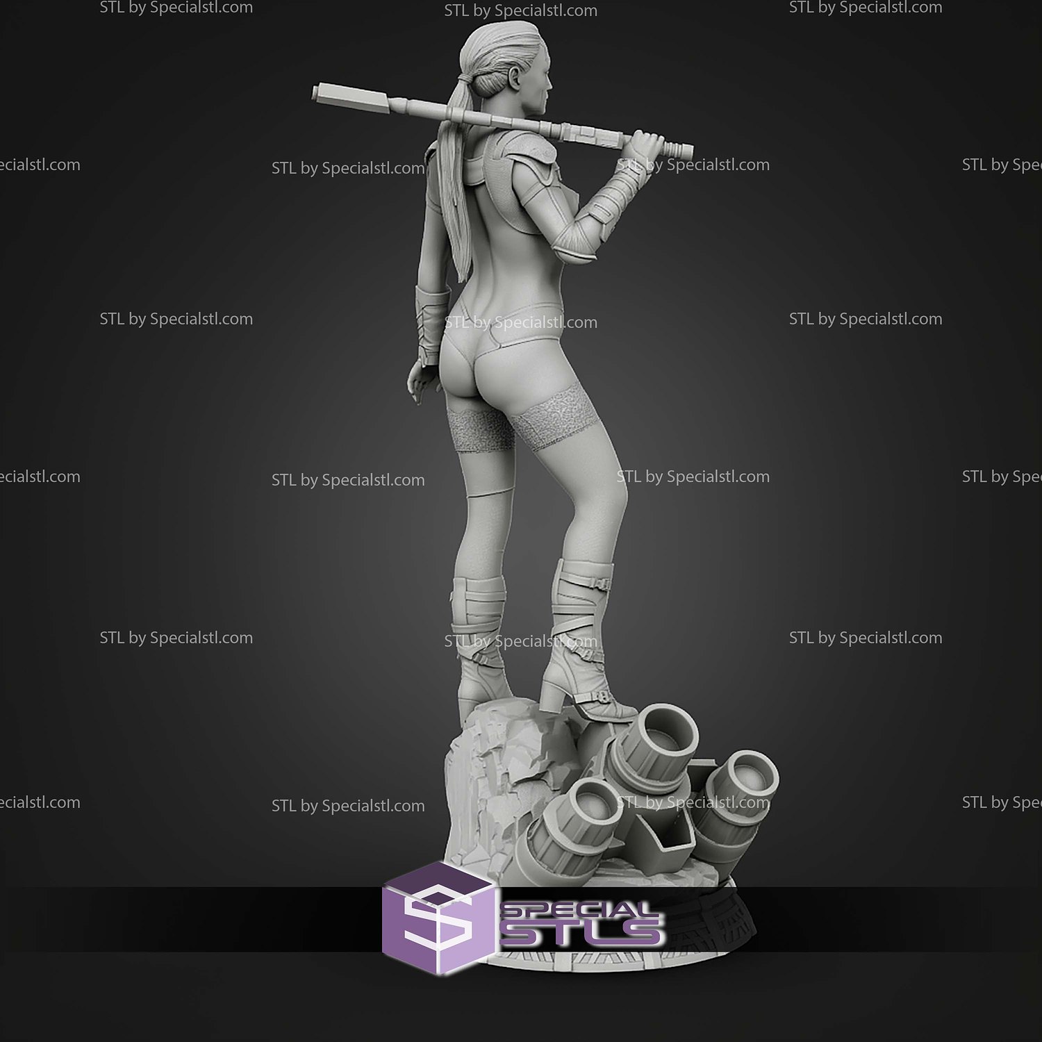 Jaylah Star Trek Alternative STL Files 3D Model — view 7