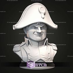 Mini Bust Character Collection STL Napoleon Bonaparte 3D Model