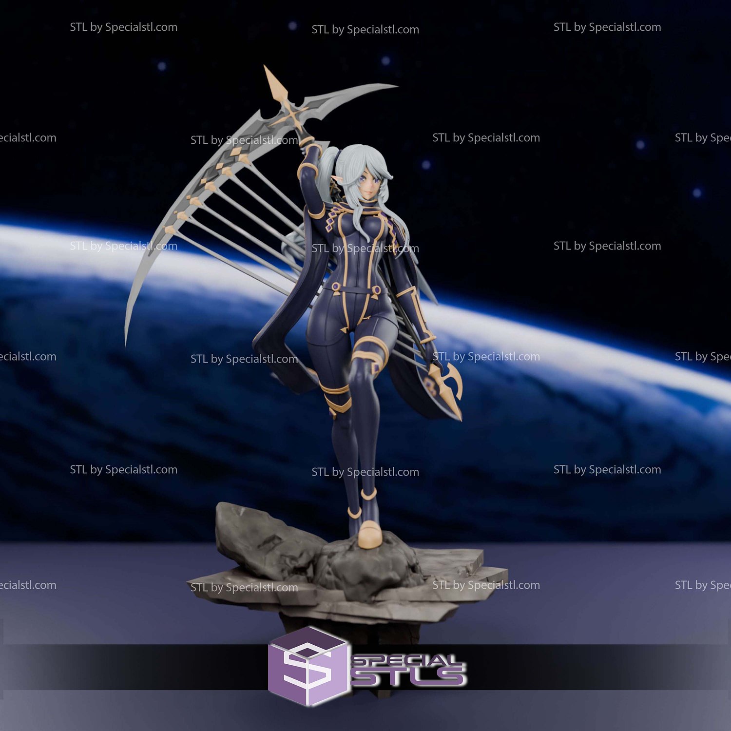 Epsilon The Eminence In Shadow STL Printer Files 3D Model — view 2