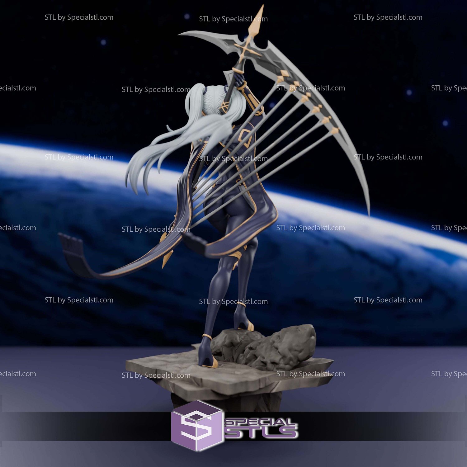 Epsilon The Eminence In Shadow STL Printer Files 3D Model — view 3