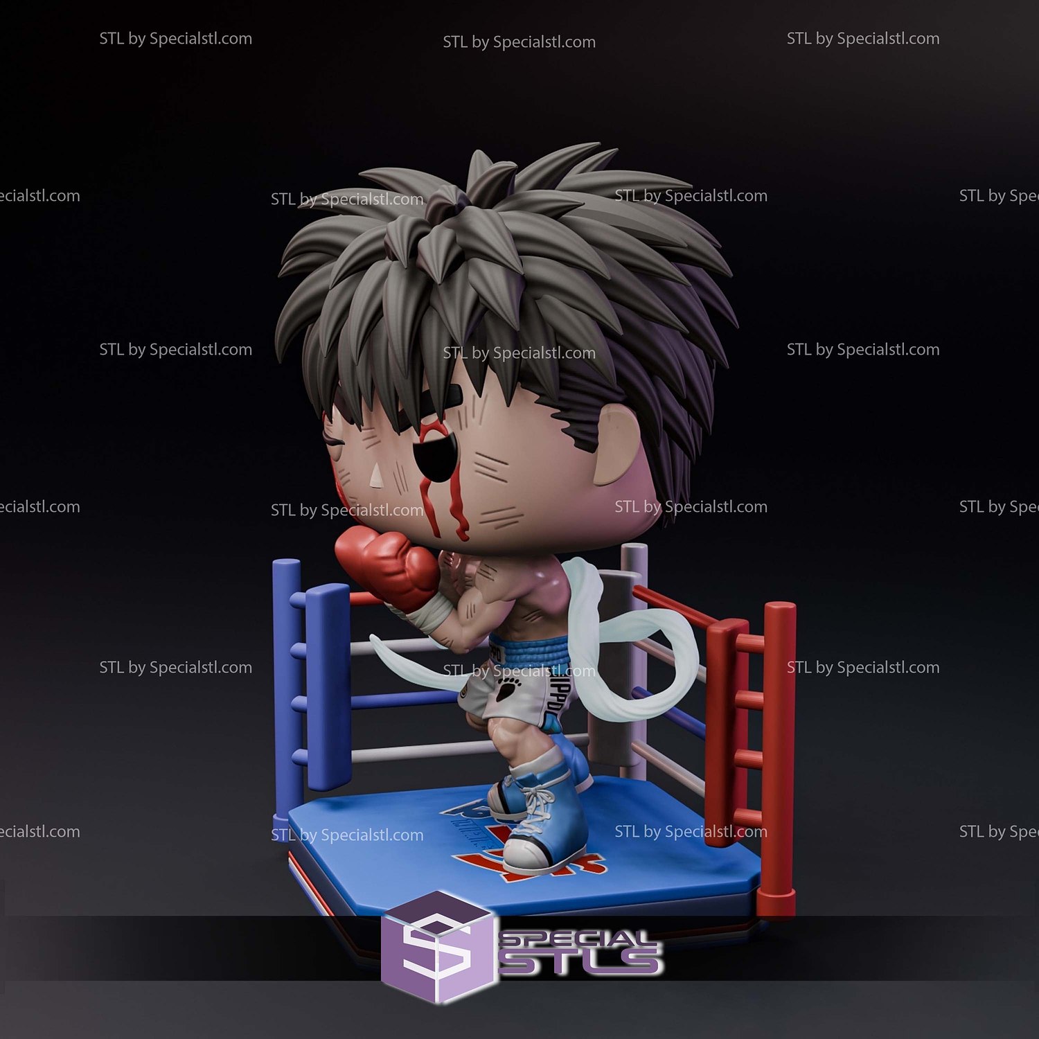 Ippo Funko 3D Printer Files STL Model — view 2
