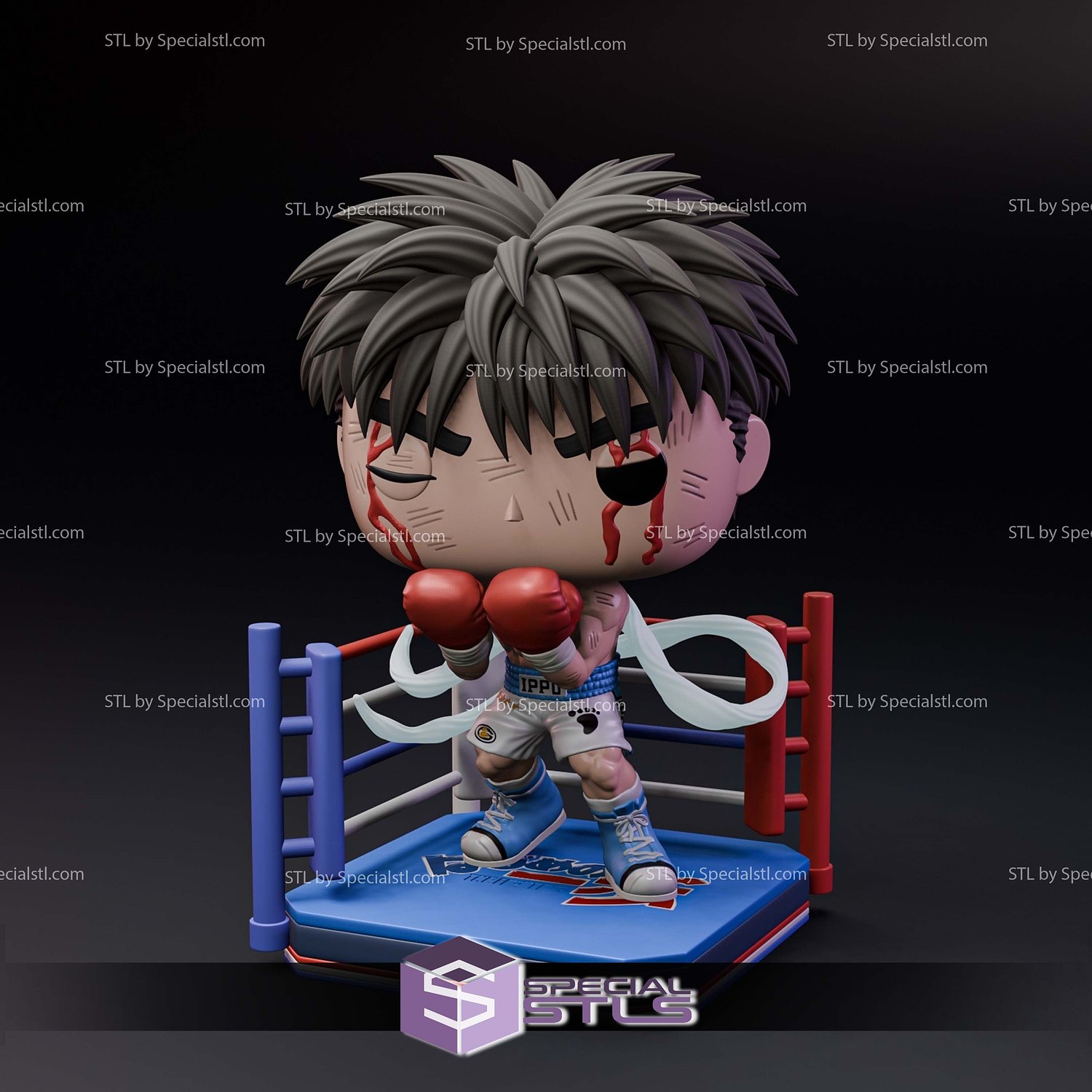 Ippo Funko 3D Printer Files STL Model — view 3