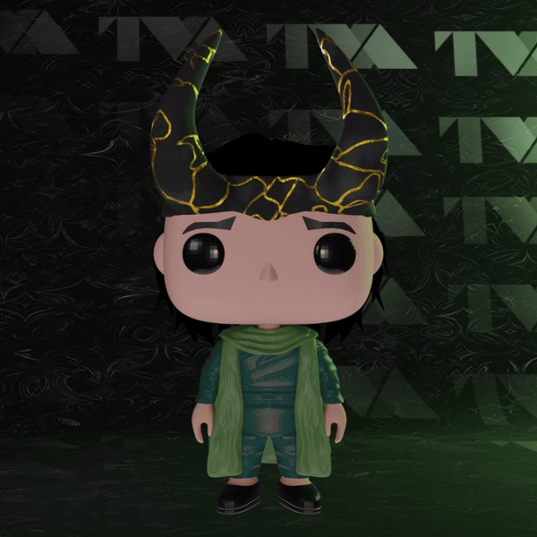 Funko Pop God Loki Standing 3D STL Model