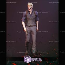 Albert Wesker Residual Evil 4 STL Files 3D Model