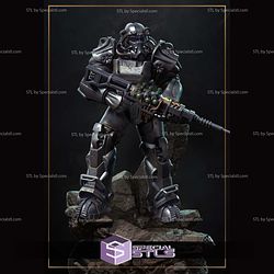 T-60 Power Armor Fallout 4 STL Files 3D Model