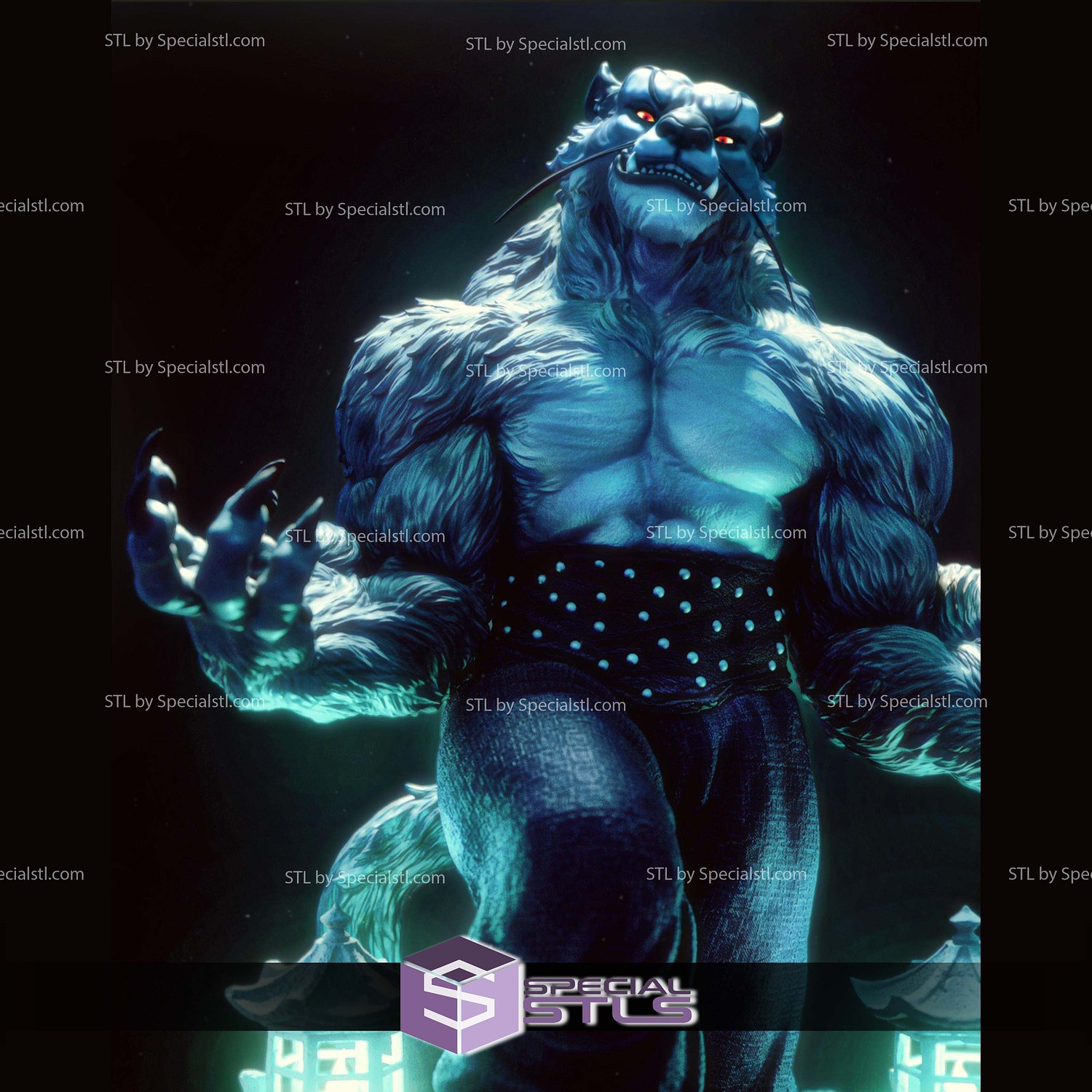 Tai Lung Detail Version STL Files 3D Model — view 3