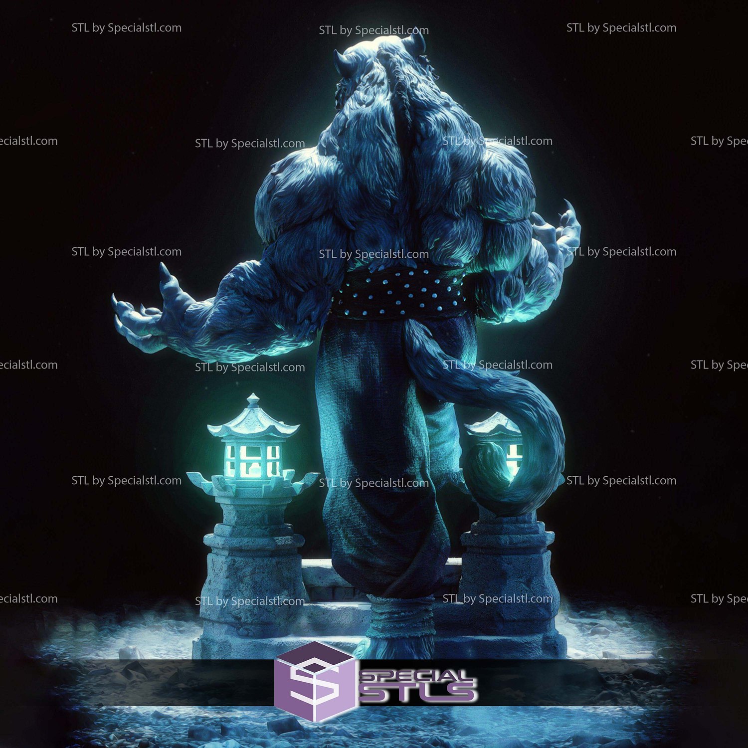 Tai Lung Detail Version STL Files 3D Model — view 6