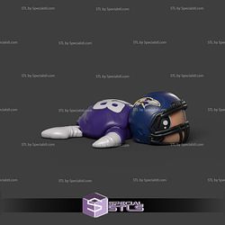 Basic STL Collection Football Turtle Baltimore Ravens 3D Model