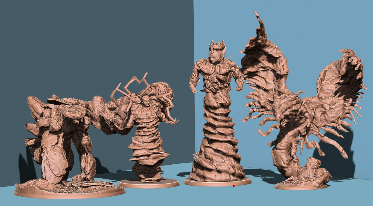 Elemental Titans 3D STL Model — view 2