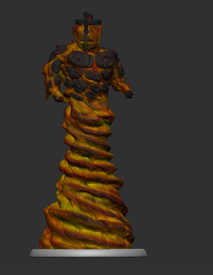 Elemental Titans 3D STL Model — view 3