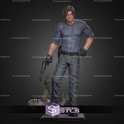 Leon Resident Evil Requiem 307mm STL Files 3D Model