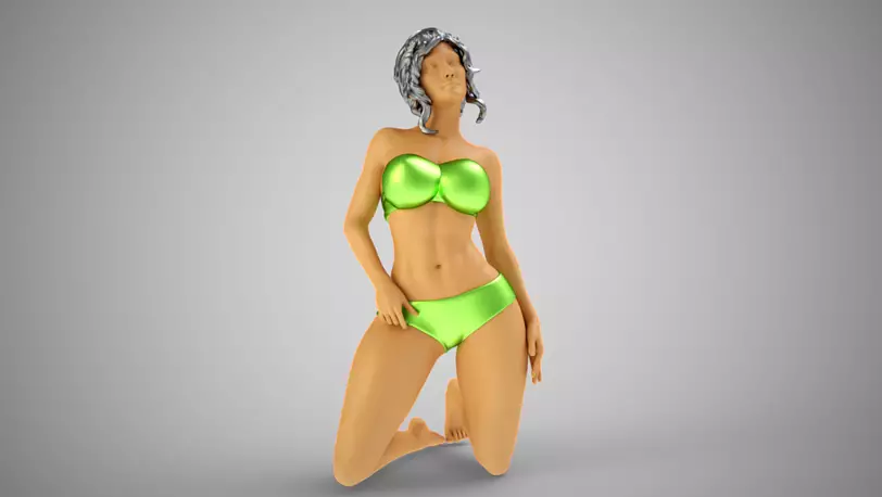 Fashion Pose 7 3D STL Model