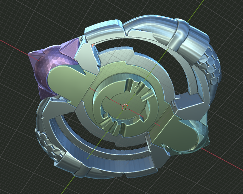Mega knight clash royale beyblade 3D STL Model