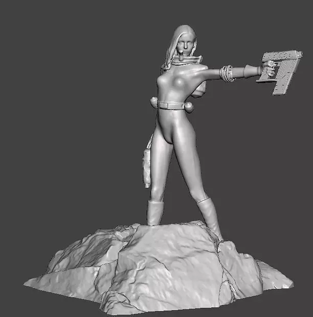 SPACE GIRL2 3D 3MF Model