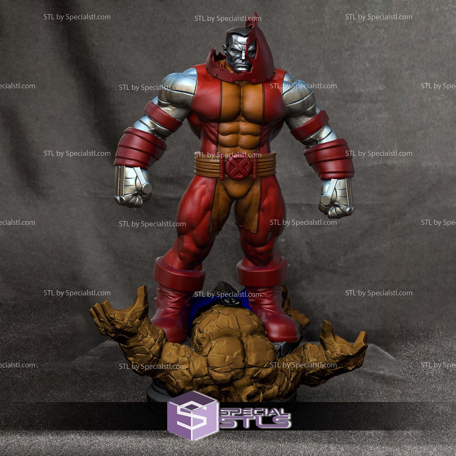 Colossus Juggernaut X Men 3D Printing Models STL Model — view 3