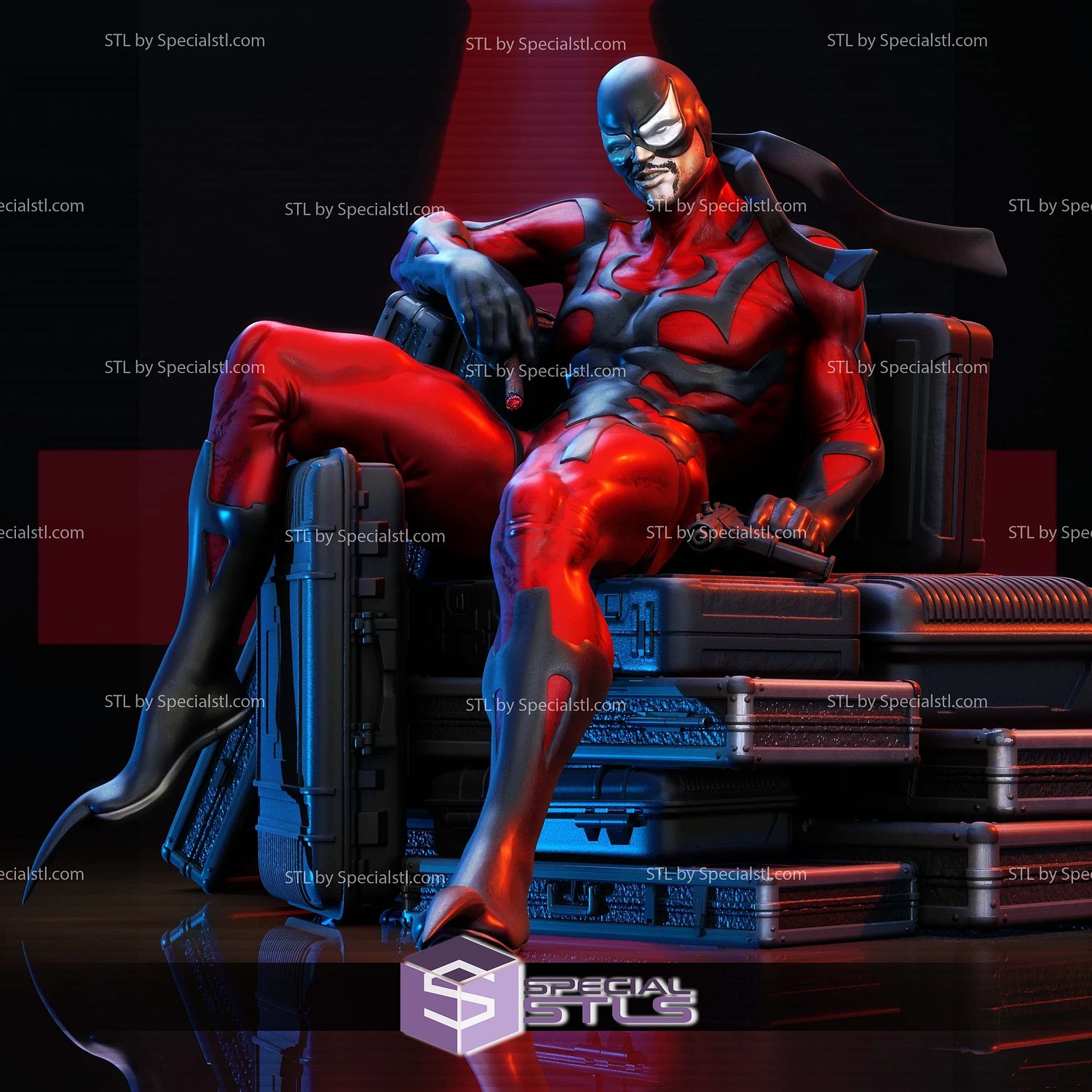 Tarantula Marvel Villain STL Files 3D Model — view 2