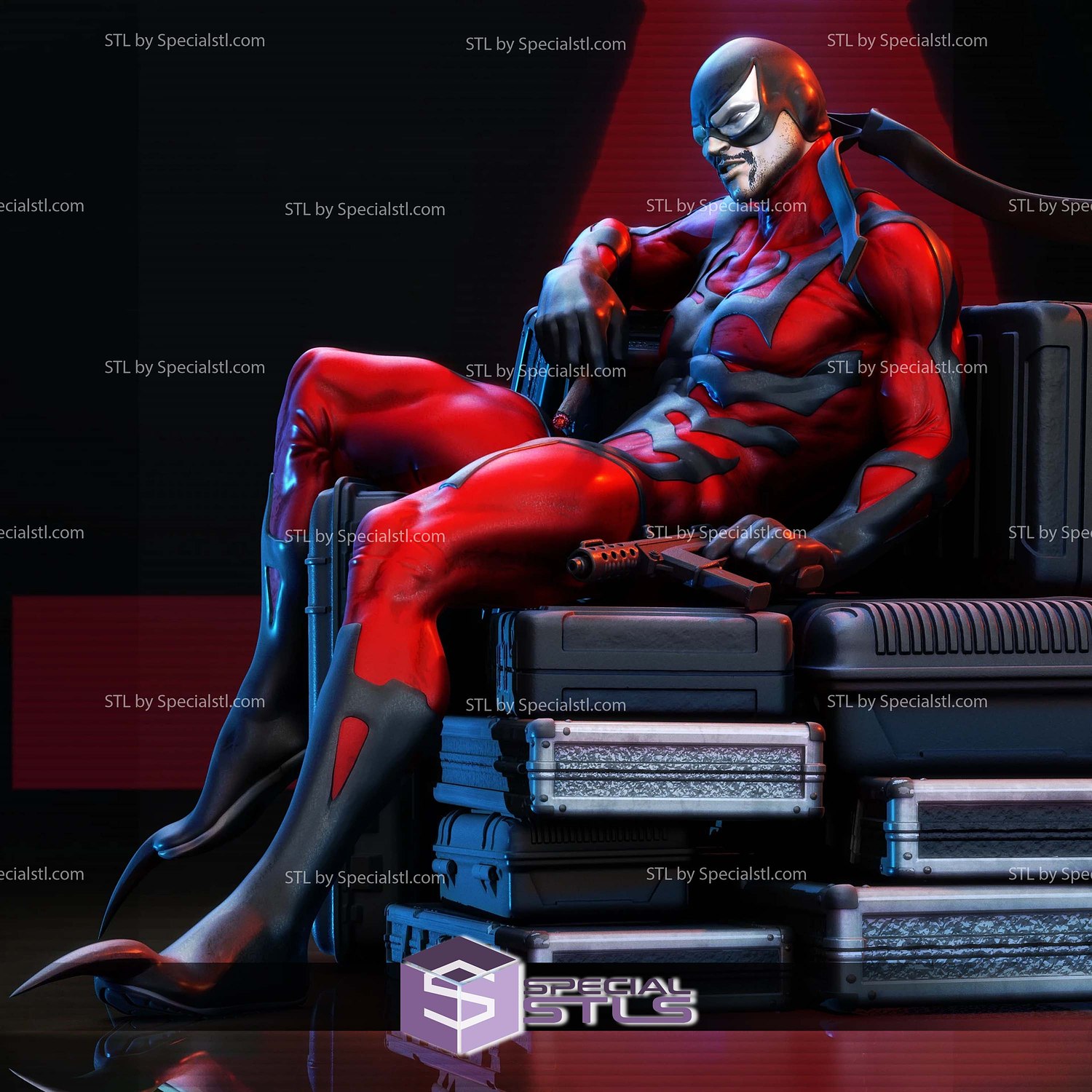 Tarantula Marvel Villain STL Files 3D Model — view 3