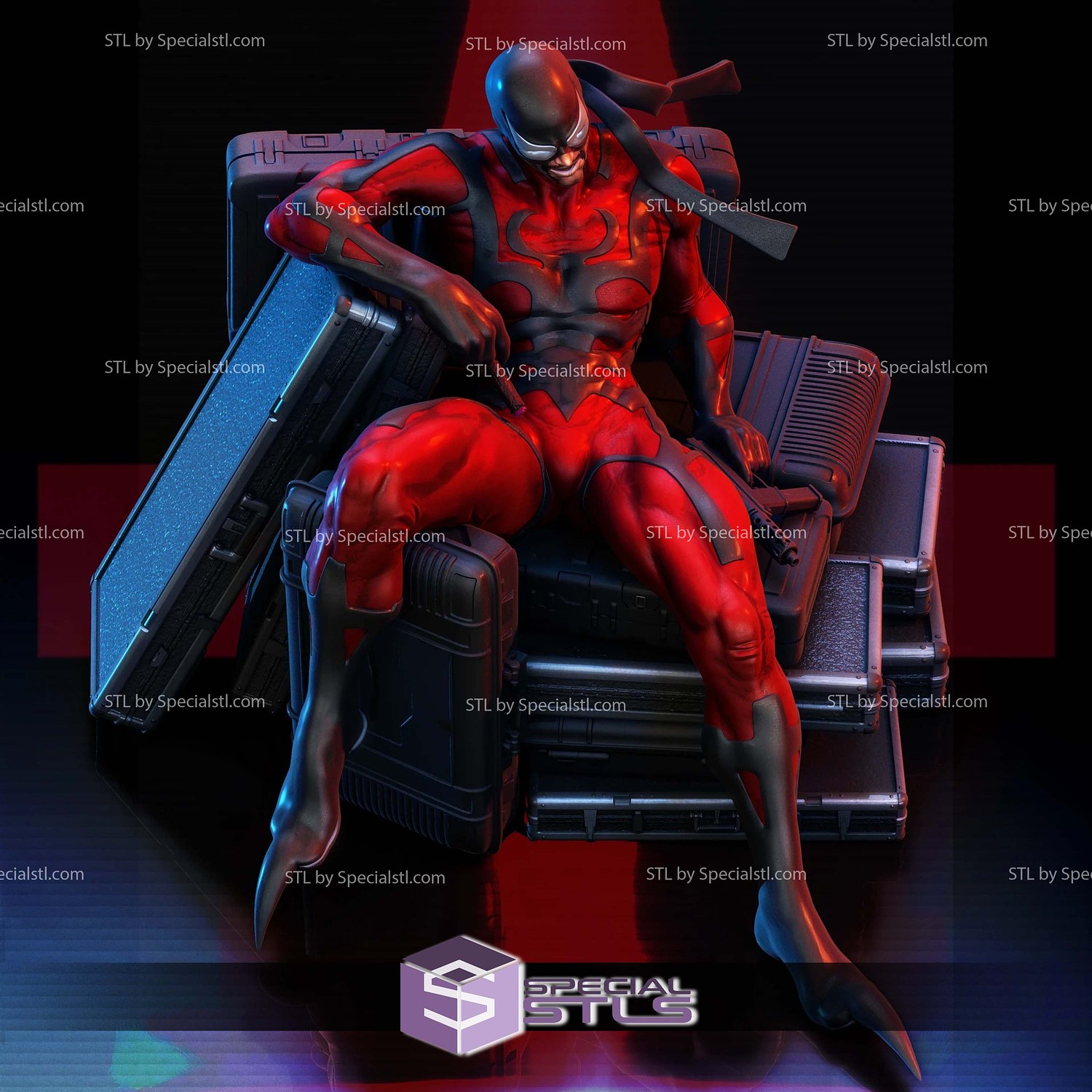 Tarantula Marvel Villain STL Files 3D Model — view 5
