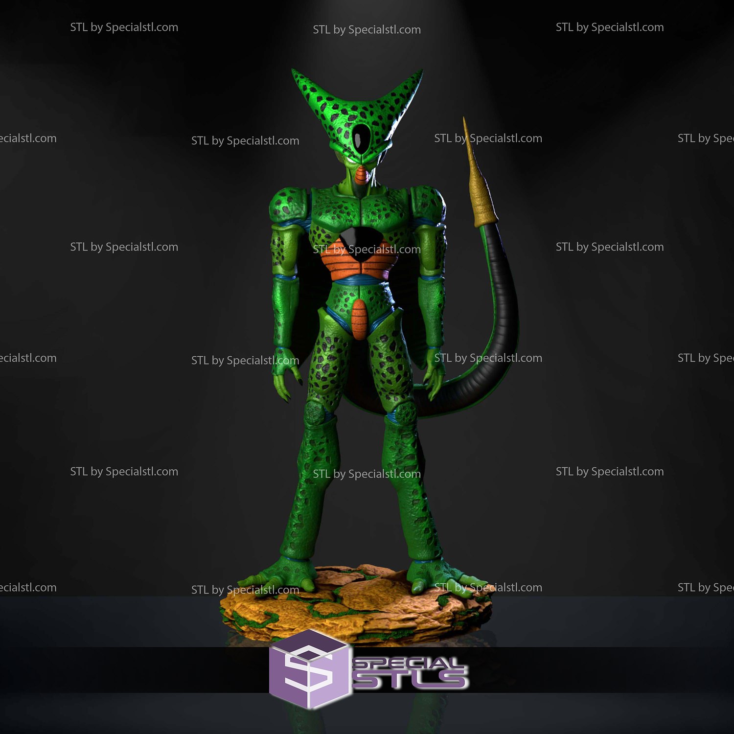 Cell First Form 3D Model Sculpture STL Model — view 2