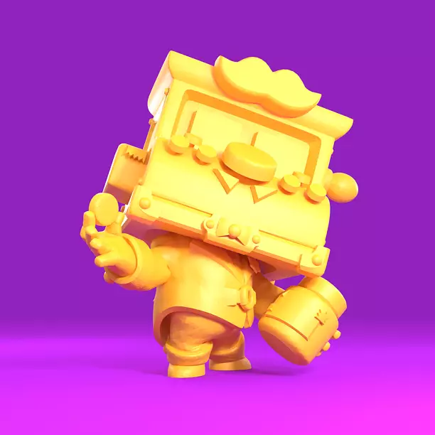 Griff Original - Brawl Stars 3D 3MF Model