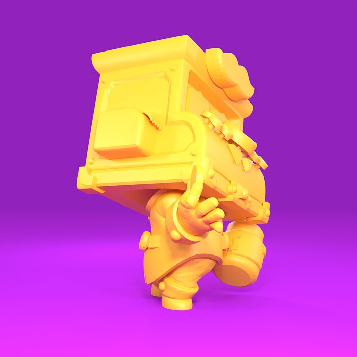 Griff Original - Brawl Stars 3D 3MF Model — view 4