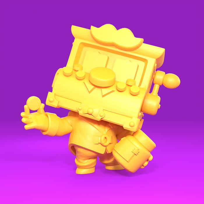 Griff Original - Brawl Stars 3D 3MF Model — view 5