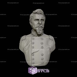 General Winfield Scott Hancock Bust 3D Printing Models STL Model
