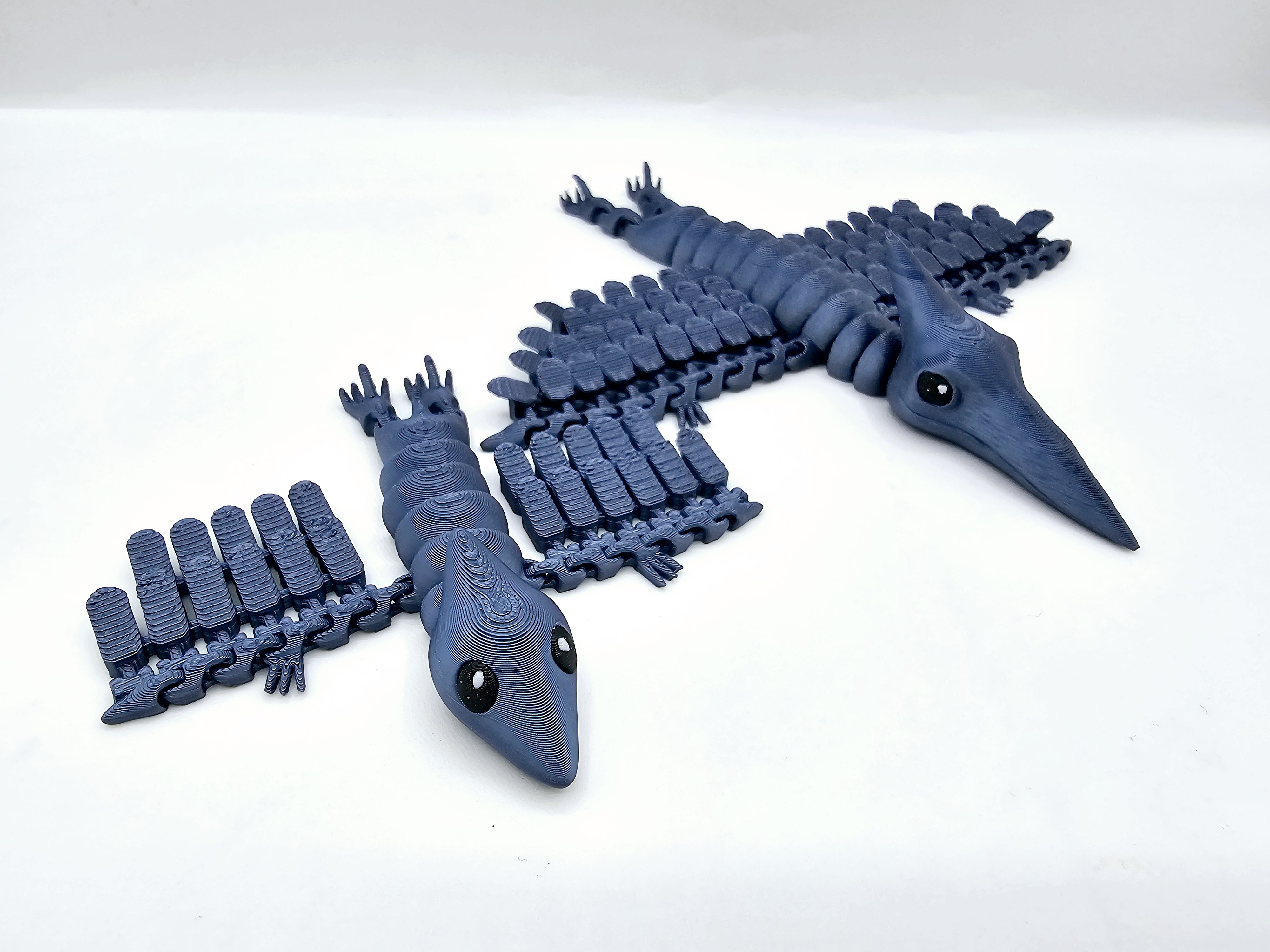 Pocket Pterodactyl & Grown Flexi Pterodactyl 3D STL Model