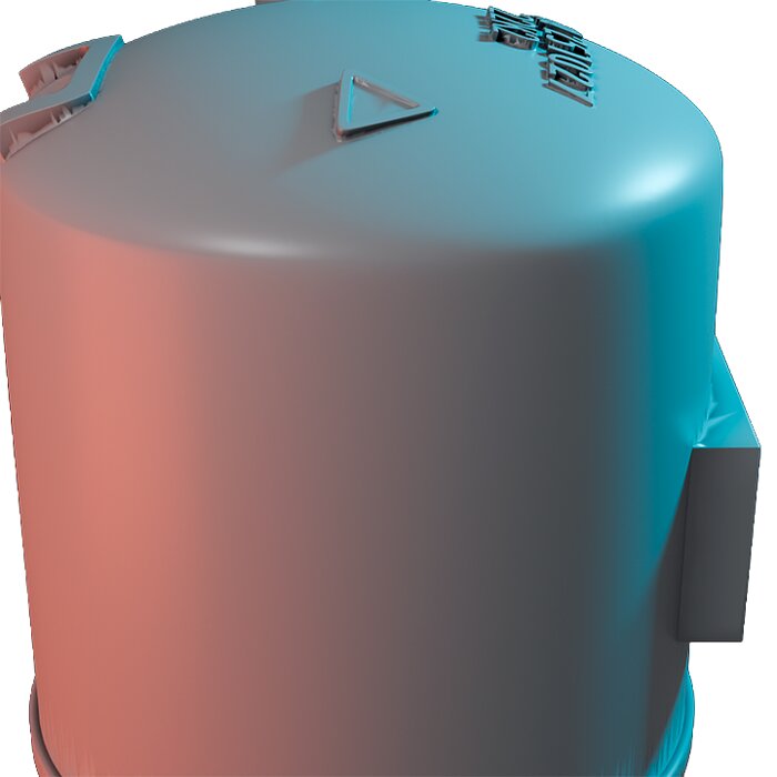 Tank Container III - Detailed Tabletop Figurine 3D STL Model — view 6