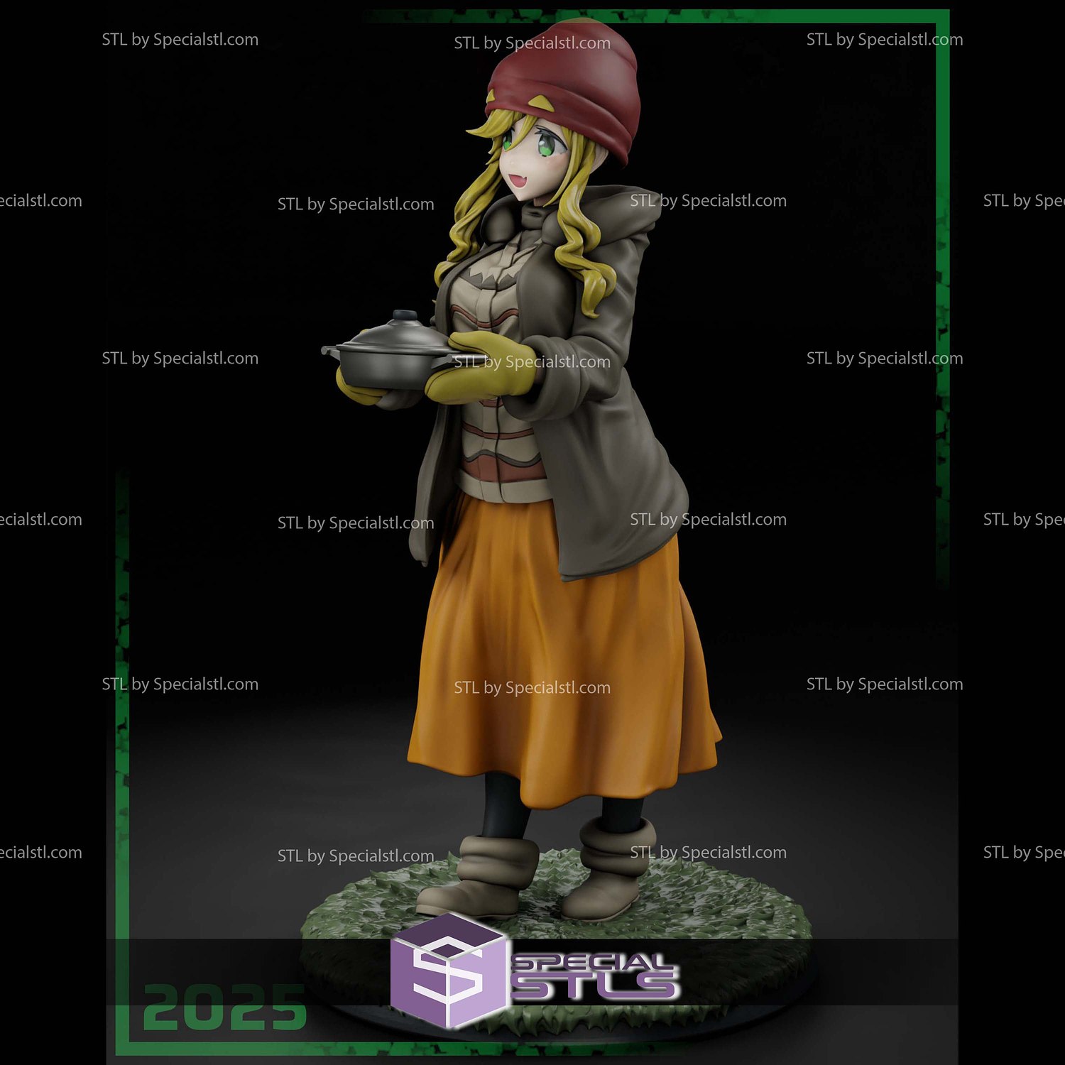 Aoi Inuyama Yuru Camp STL Files 3D Model — view 3