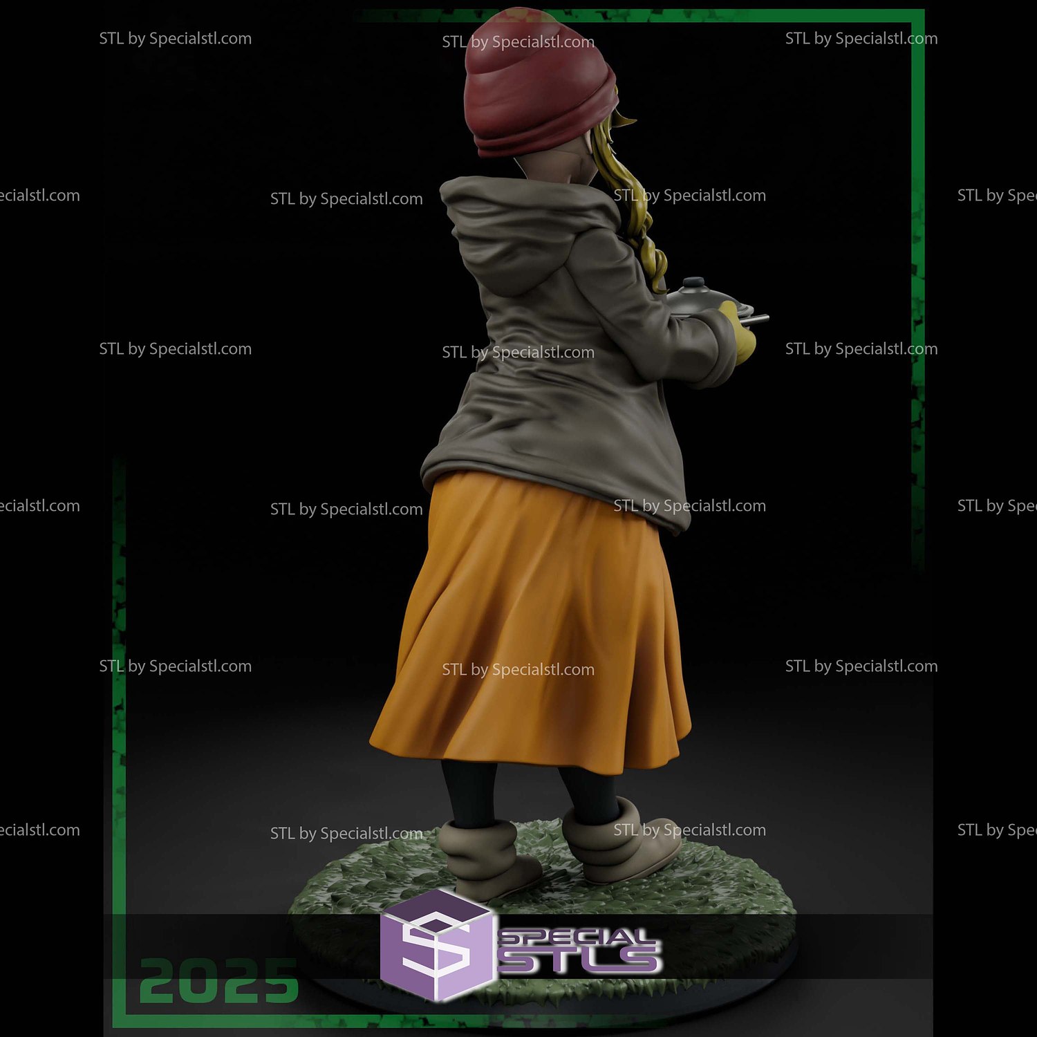 Aoi Inuyama Yuru Camp STL Files 3D Model — view 5