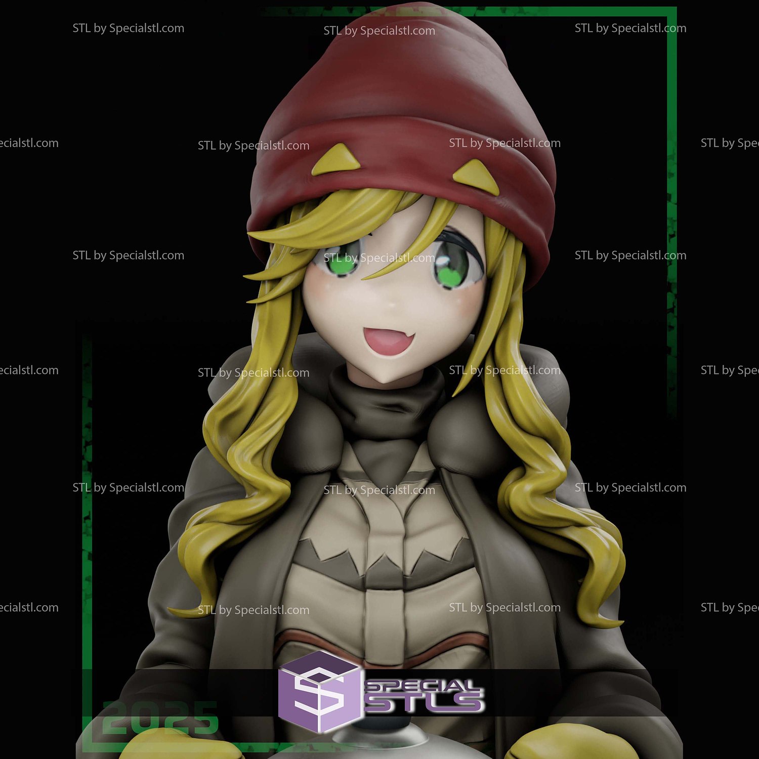 Aoi Inuyama Yuru Camp STL Files 3D Model — view 7