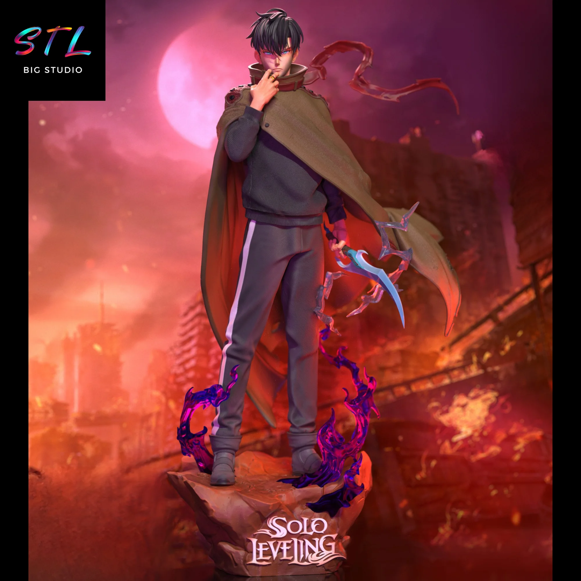 Sung Jinwoo STL | Solo Leveling | 3D Print Model Model