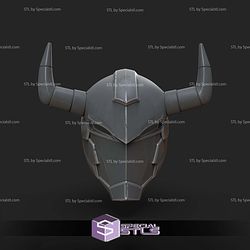 Cosplay STL Files WarGreymon Helmet 3D Model