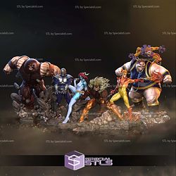 Brotherhood of Evil Mutants Bundle 3D Printing Models STL Model