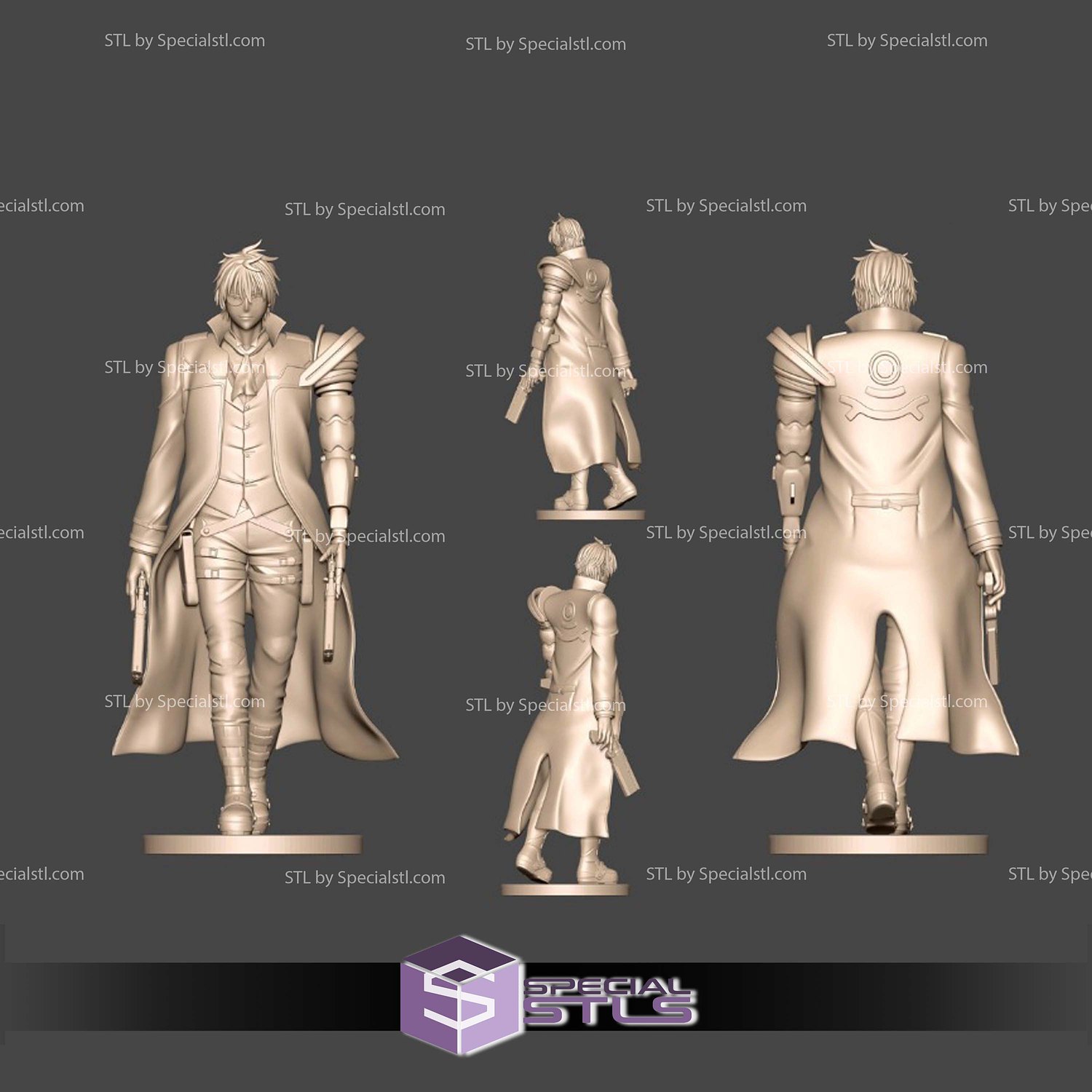 Hajime Nagumo Sculptures 3D Printing STL Model — view 2