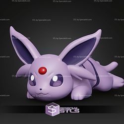 Super Basic STL Espeon Flexi V2 3D Model