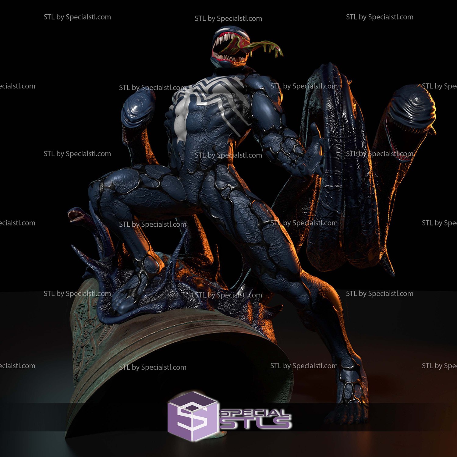 Venom Bell 3D Printer Files STL Model — view 4