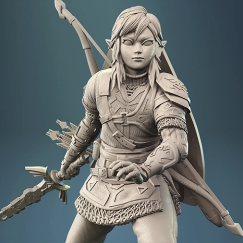 Link Tears of the Kingdom 3D Printer Files | Assembly STL Model