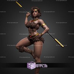 Diana The Acrobactic Dungeons And Dragons STL Files 3D Model
