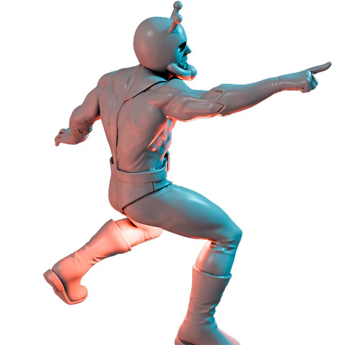 Pymsect VII - Board Game Miniature STL 3D Model — view 2
