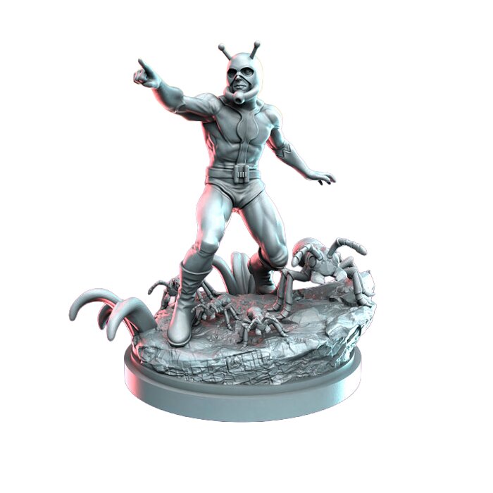 Pymsect VII - Board Game Miniature STL 3D Model — view 3