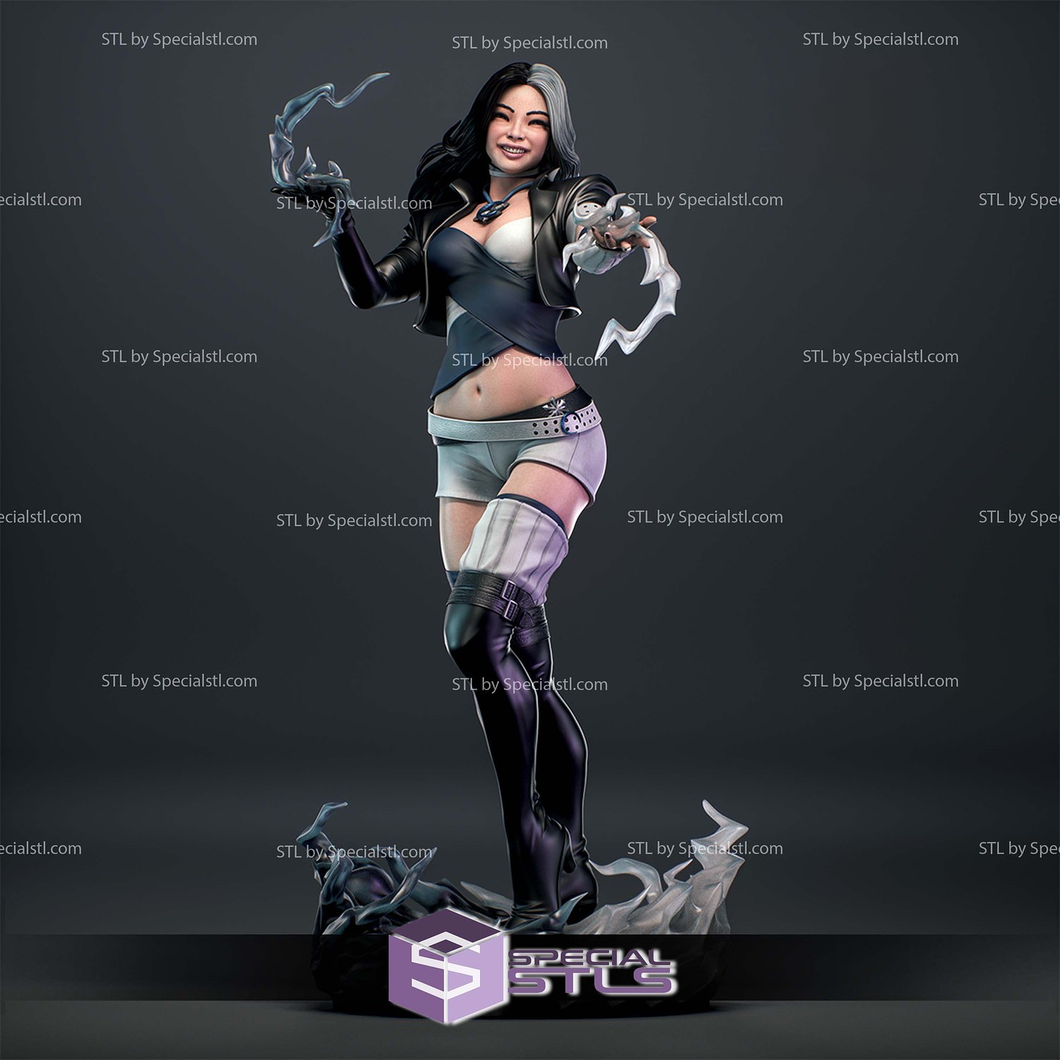Luna Snow Marvel Hero STL Printer Files 3D Model — view 3