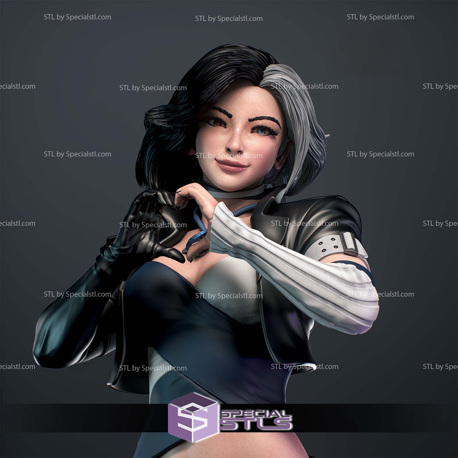 Luna Snow Marvel Hero STL Printer Files 3D Model — view 5