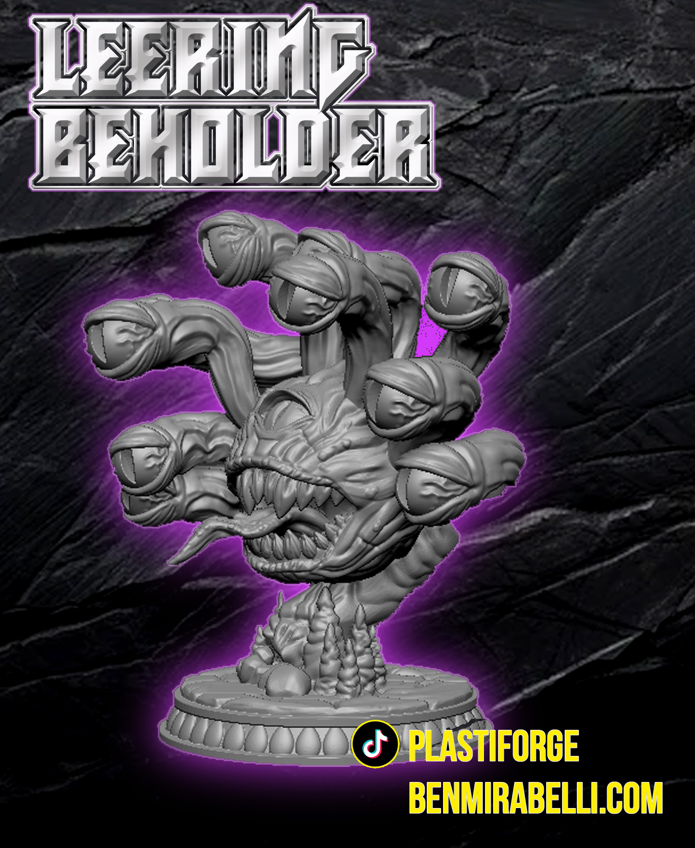 Leering Beholder 3D STL Model — view 2